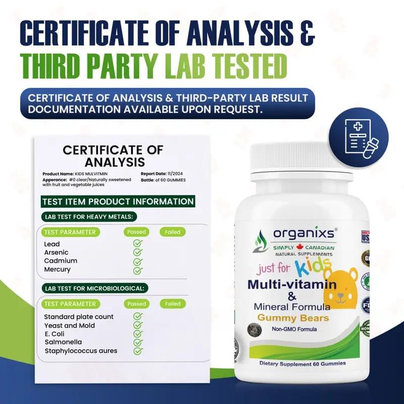 ORGANIXS KIDS GUMMY BEAR MULTHIVITAMIN_4