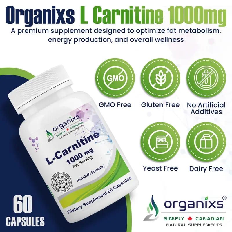 ORGANIXS L-CARNITINE 1000mg_1