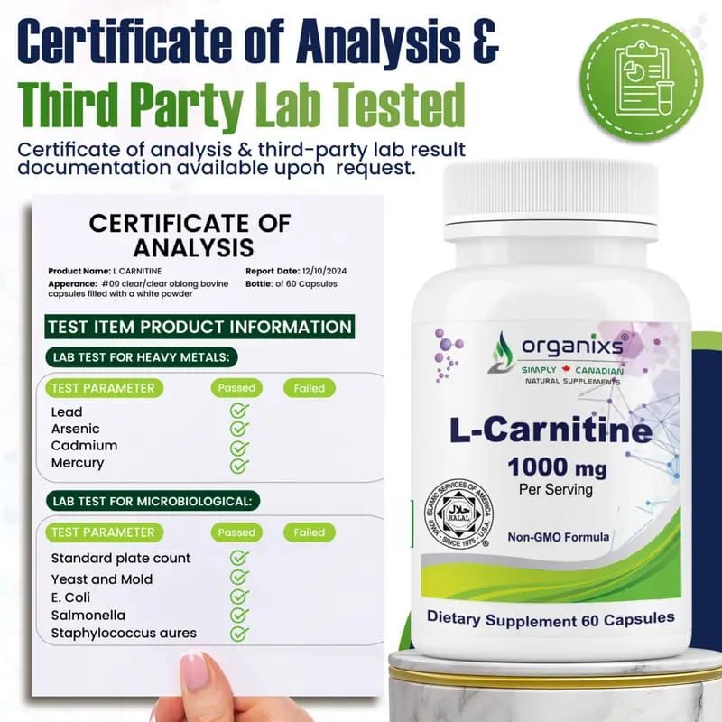 ORGANIXS L-CARNITINE 1000mg_4