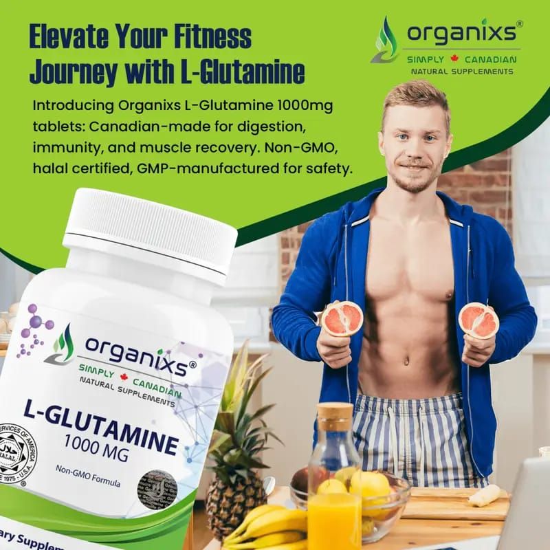 ORGANIXS L-GLUTAMINE 1000mg_6