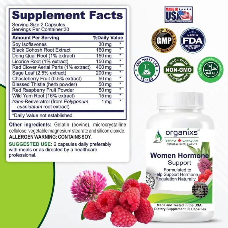 ORGANIXS WOMEN'S HORMONE SUPPORT_1