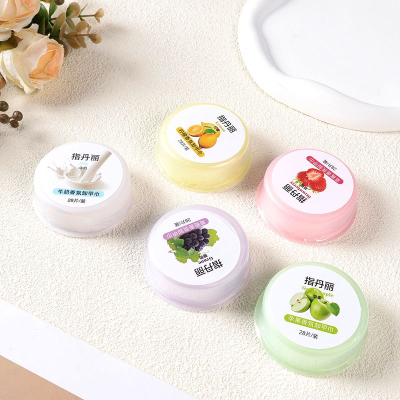 Round box refers to Danli nail removal towel (28p)_0