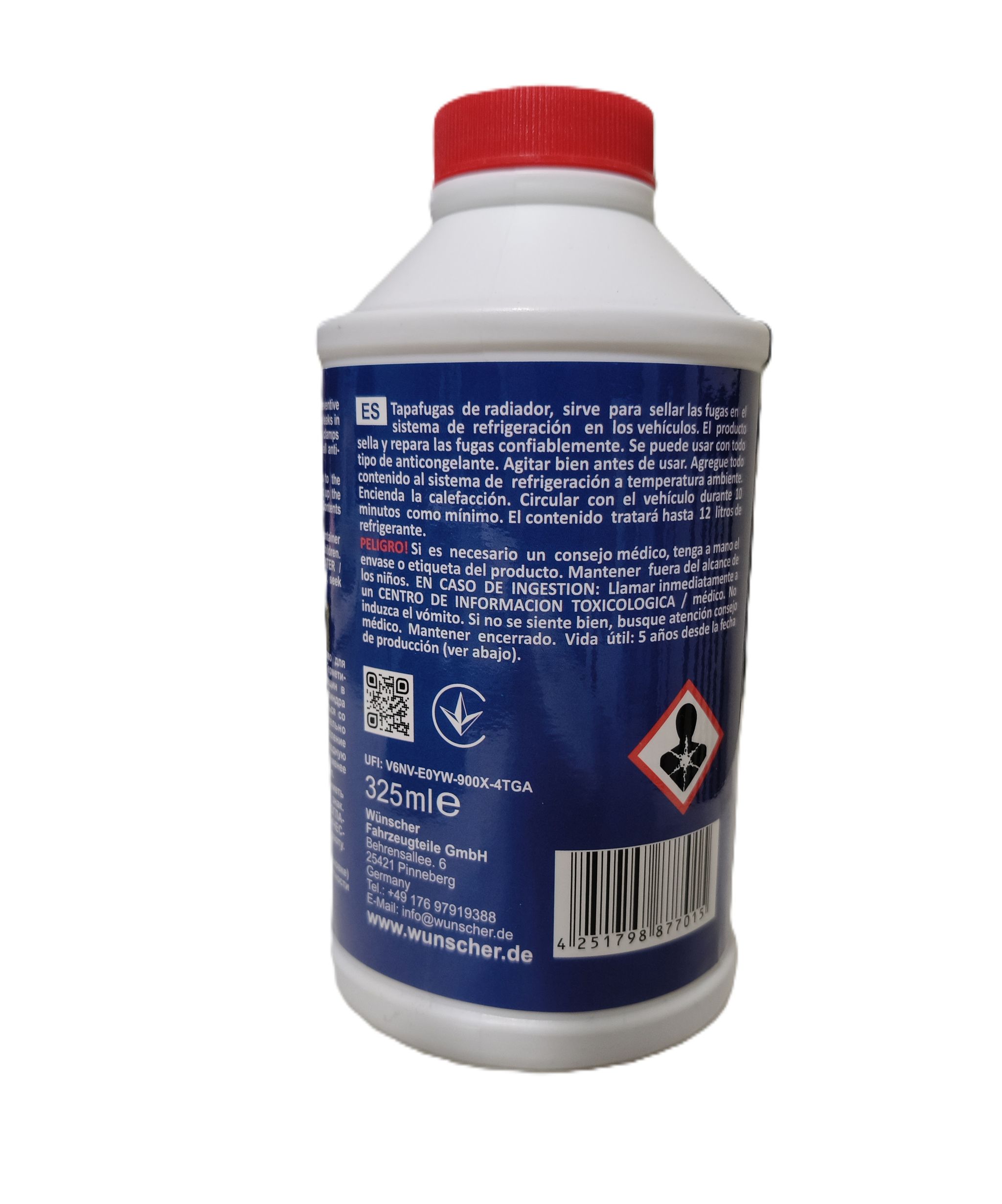 Wunscher Germany Radiator Stop Leak + Fluid W7701  325ml   _1