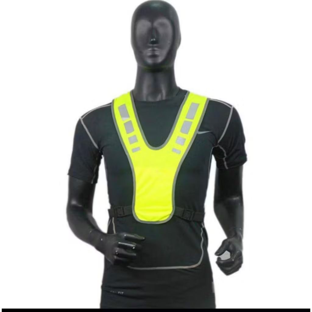Unisex Jogging Vest Outdoor Protective Vest Night Running Elastic Cycling Safety Reflective Sports Bicycle Harness/Multicolor_4