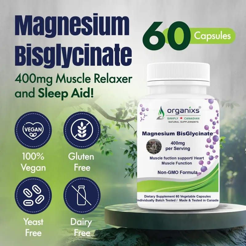 ORGANIXS MAGNESIUM BISGLYCINATE 400mg_1