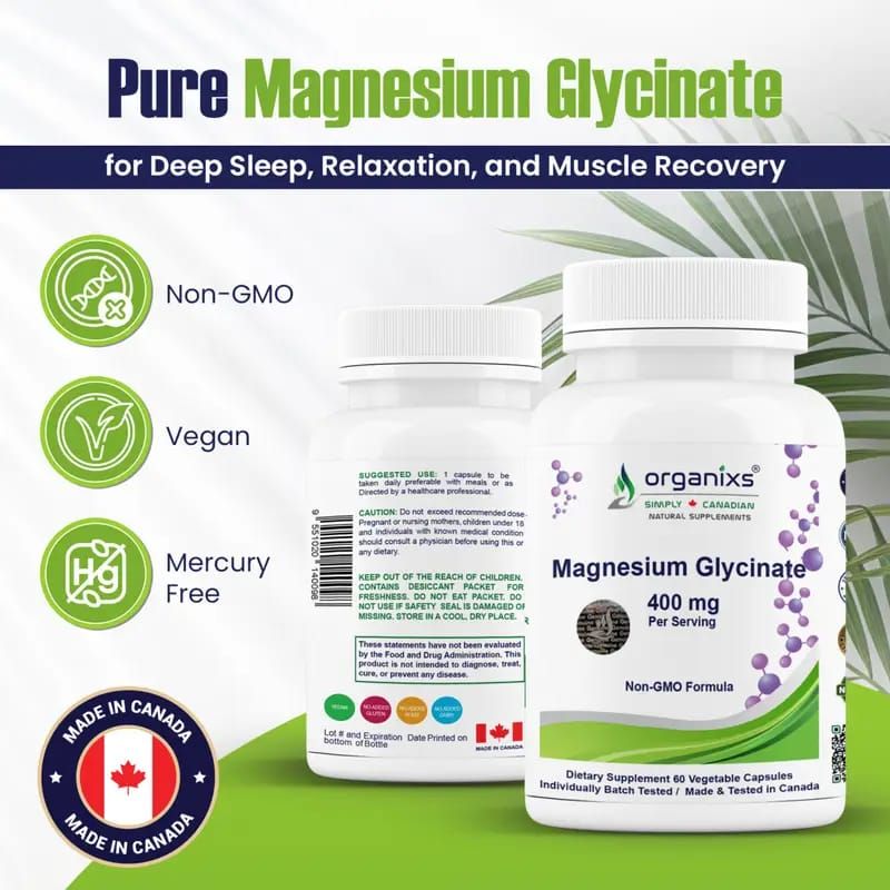 ORGANIXS MAGNESIUM GLYCINATE 400mg_1