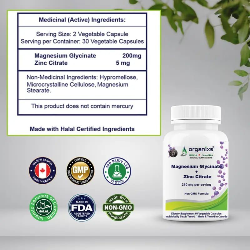 ORGANIXS MAGNESIUM GLYCINATE + ZINC CITRATE_3