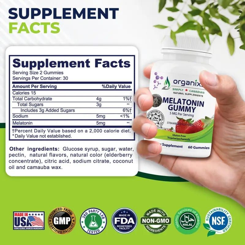 ORGANIXS MELATONIN 2.5mg GUMMIES_2