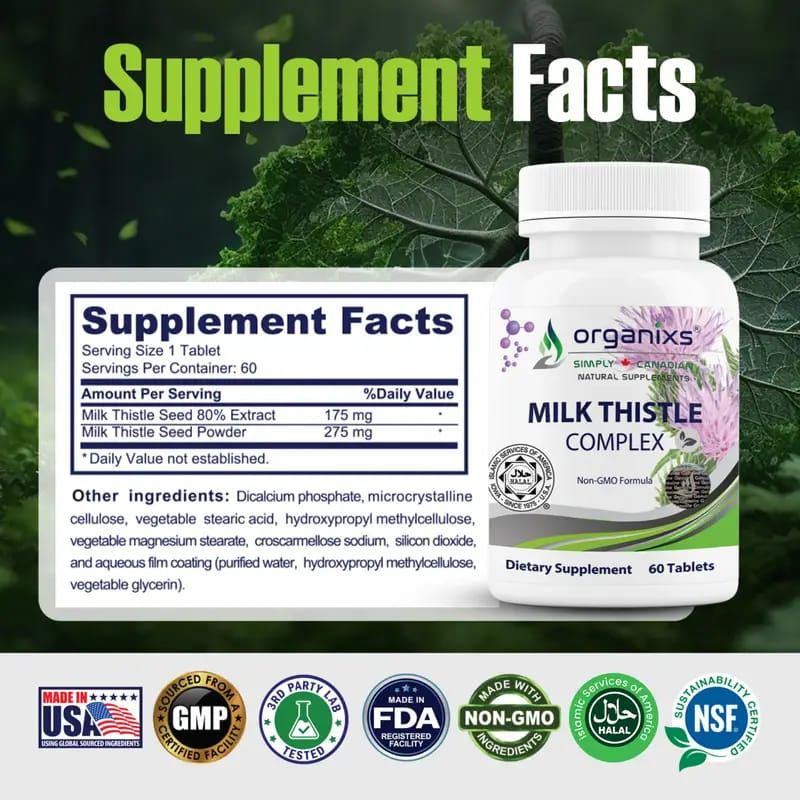 ORGANIXS MILK THISTLE COMPLEX 450mg_3