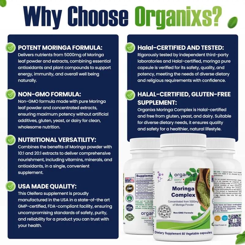 ORGANIXS MORINGA OLEIFERA COMPLEX 5000mg_2
