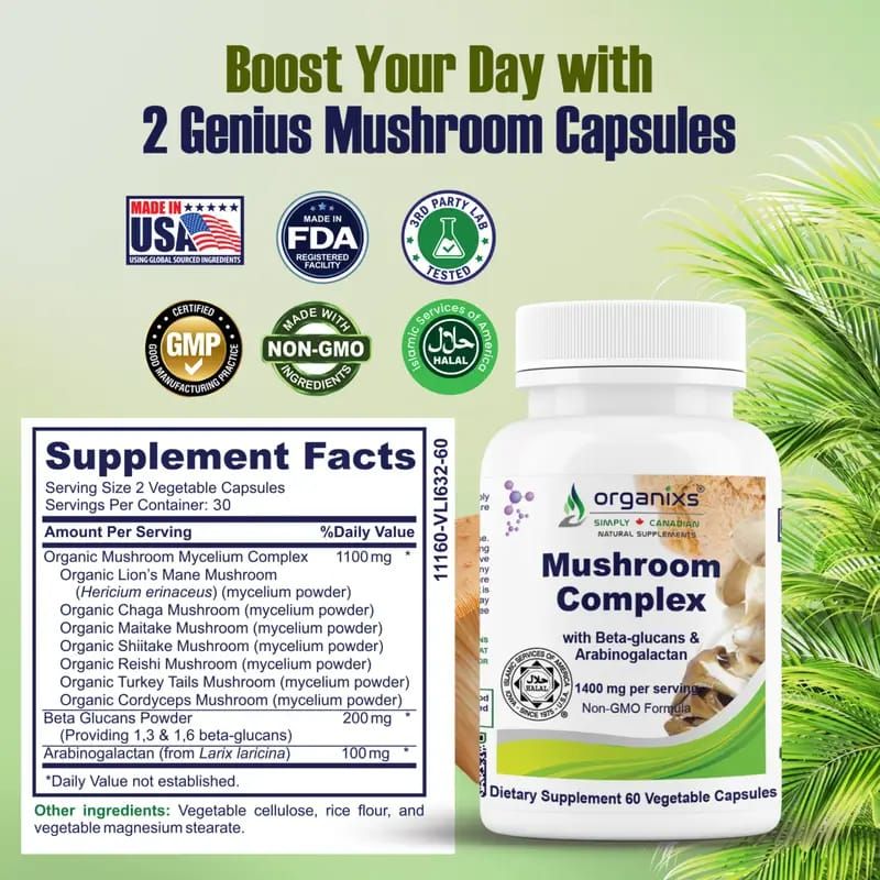ORGANIXS MUSHROOM COMPLEX 1400mg_5