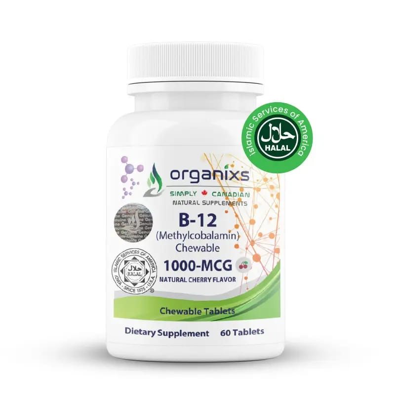ORGANIXS VITAMIN B12 METHYLCOBALAMIN 1000mcg_0