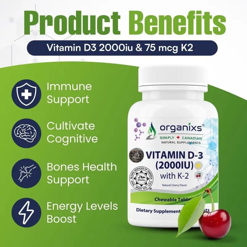 ORGANIXS VITAMIN D3 K2 2000iu_2