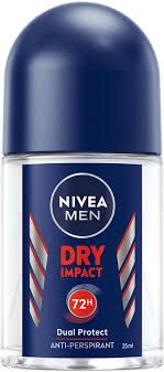 Nivea men dry impact roll on 25ml_0