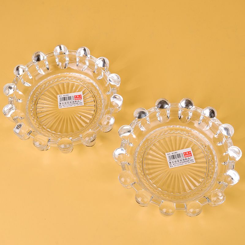 6 inch bead point ashtray (high white material)_1