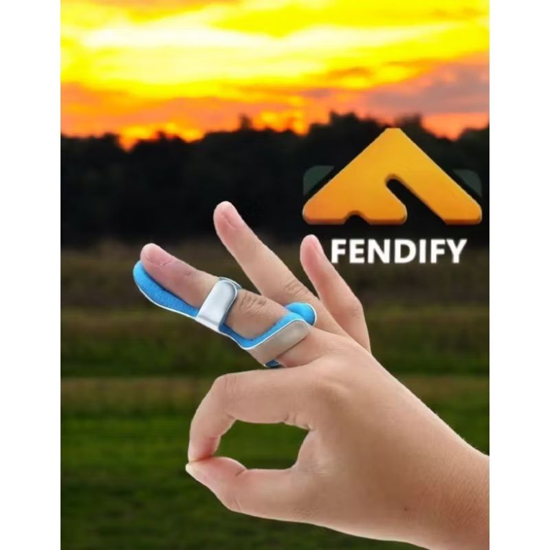 Adjustable Finger Splint: Frog Phalanx Corrector for Injury Recovery/ 2pcs_0