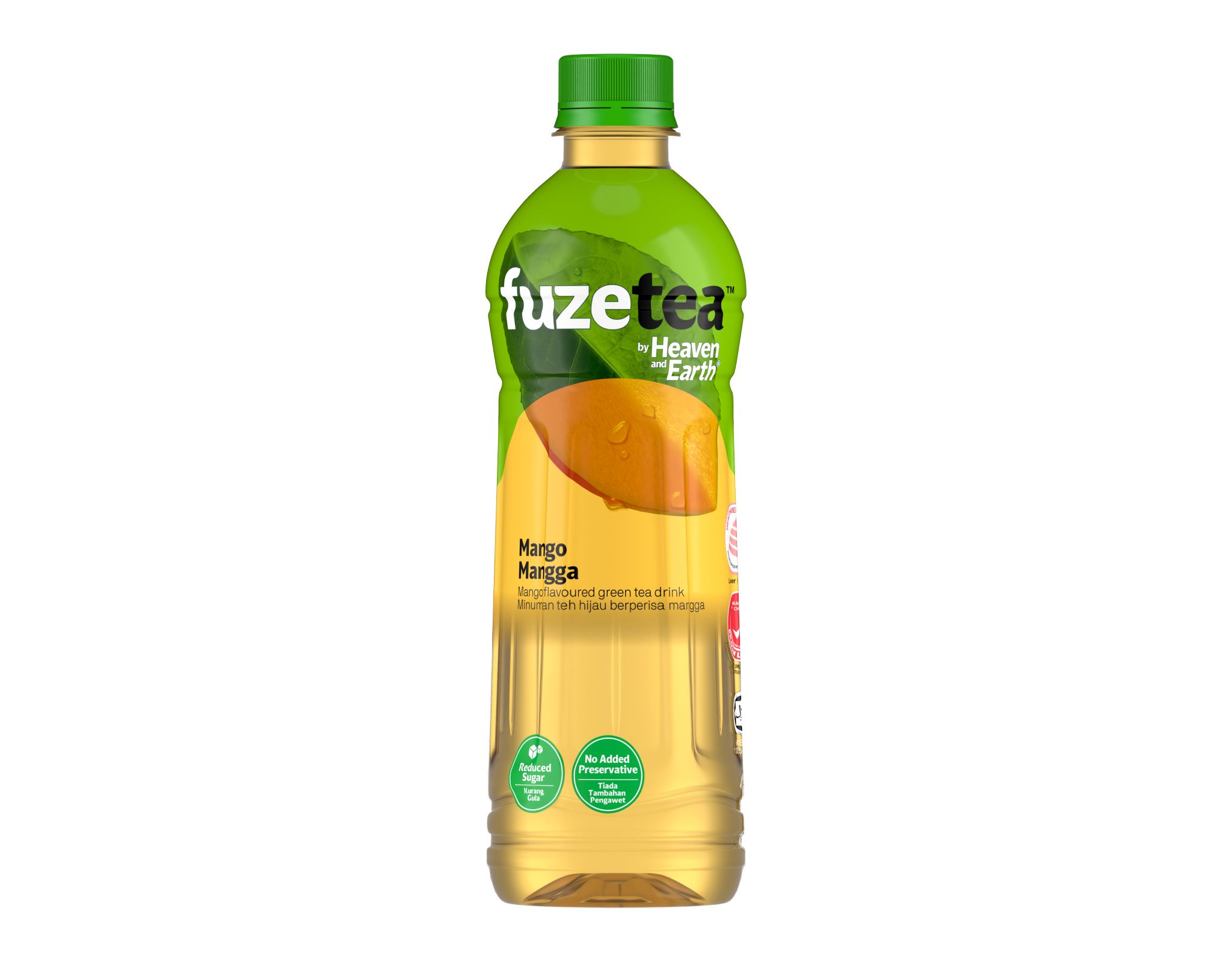 Heaven & Earth Mango Green Tea 12 X 500ML (1 Carton)_0