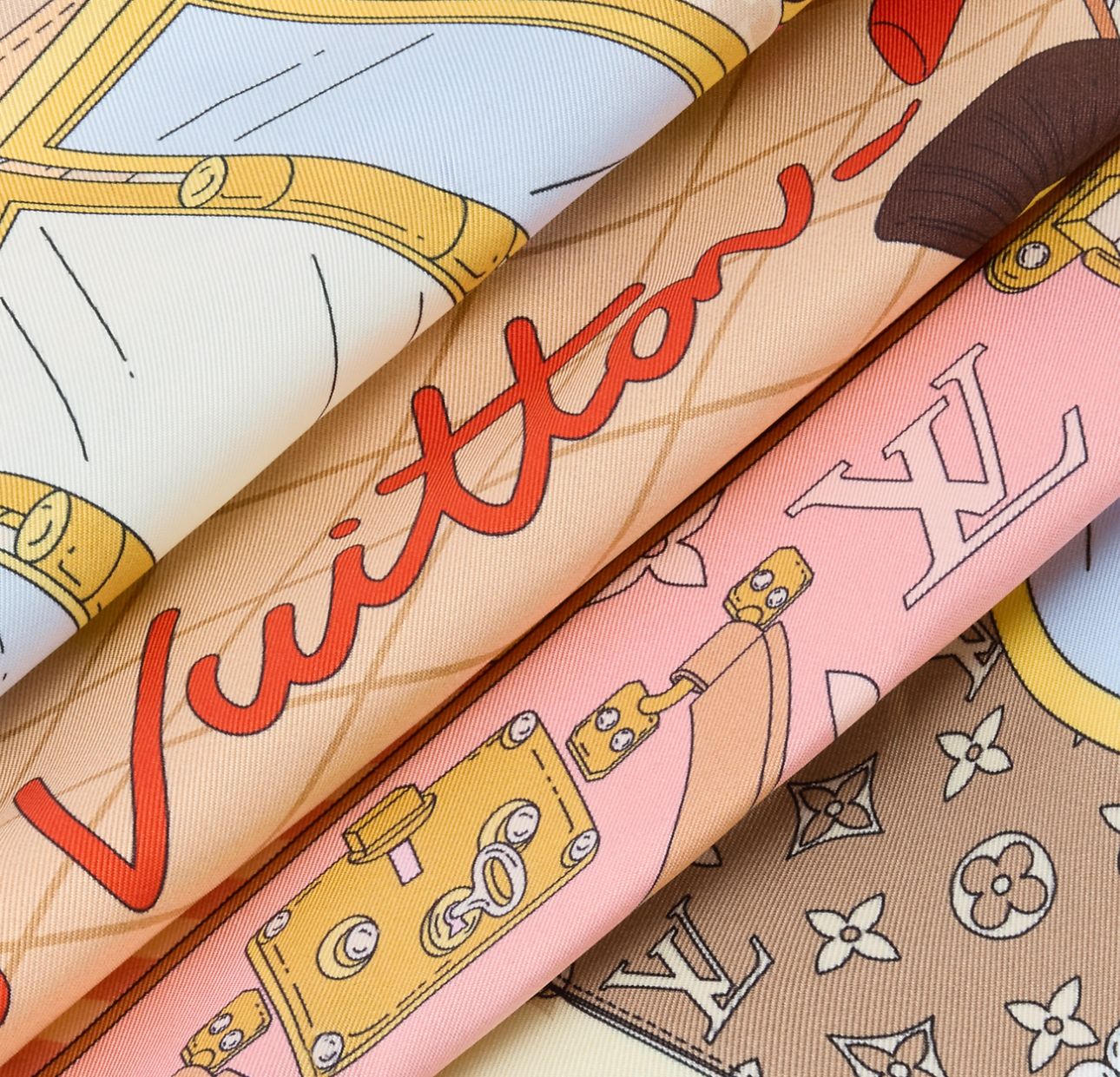 Lenço LV Louis Vuitton - exclusivo _3