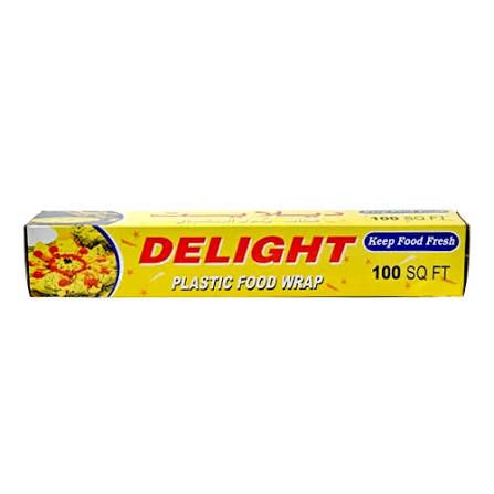 DELIGHT PLASTIC FOOD WRAP 100FT_0