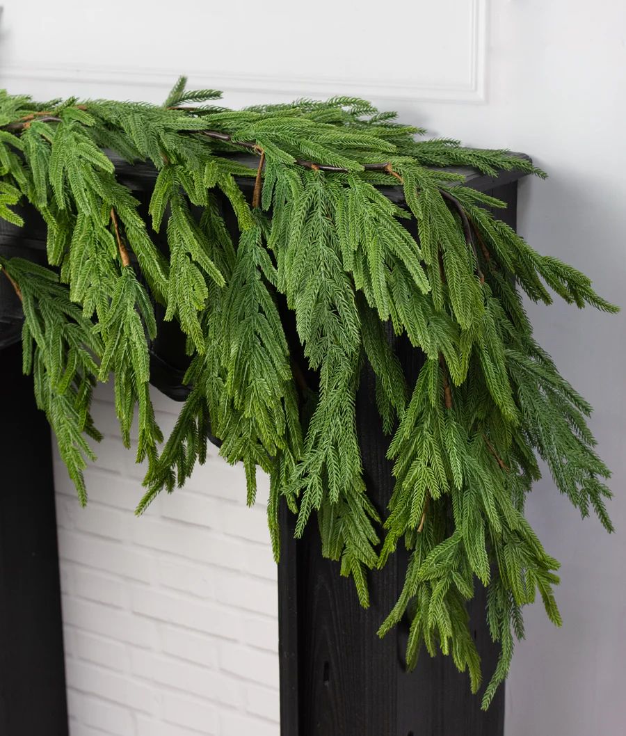 6' Norfolk Island Pine Hanging Garland_5