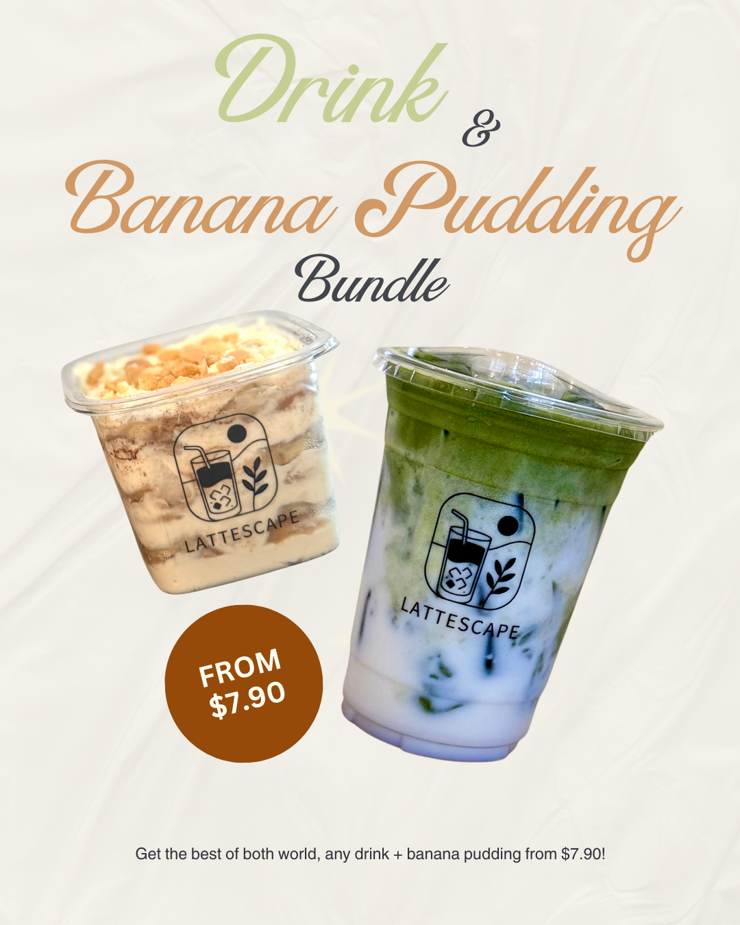 Banana Pudding + Drink Bundle_0
