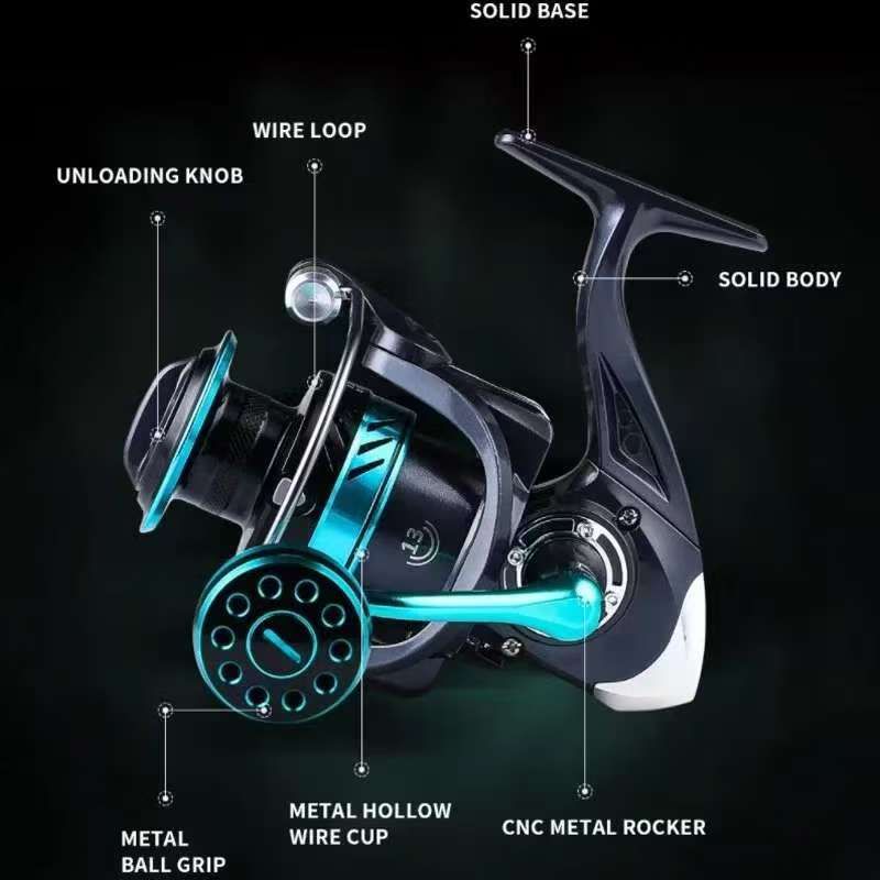 CALDARI SPINNING REEL FULL METAL CASTING -HZ7000_1