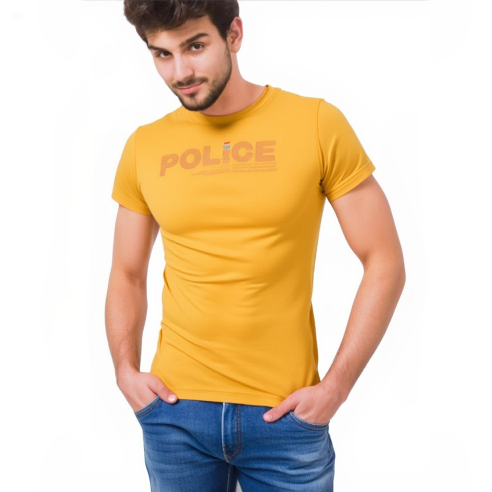 Police Brand Men's T-Shirt | Bodysize  _0