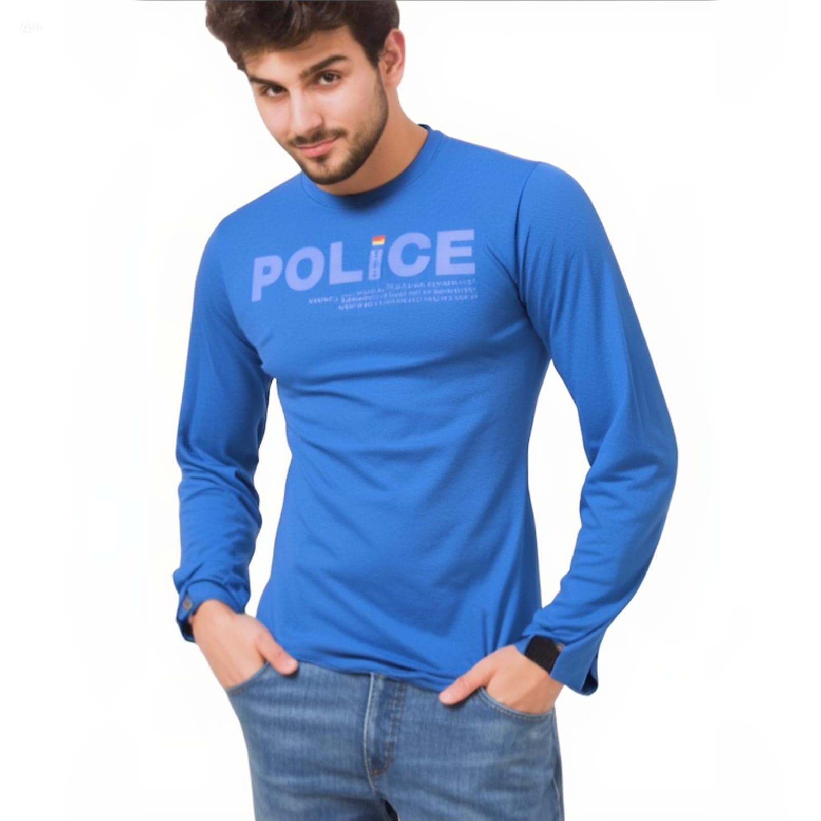 Police Brand Men's T-Shirt | Big Size_0
