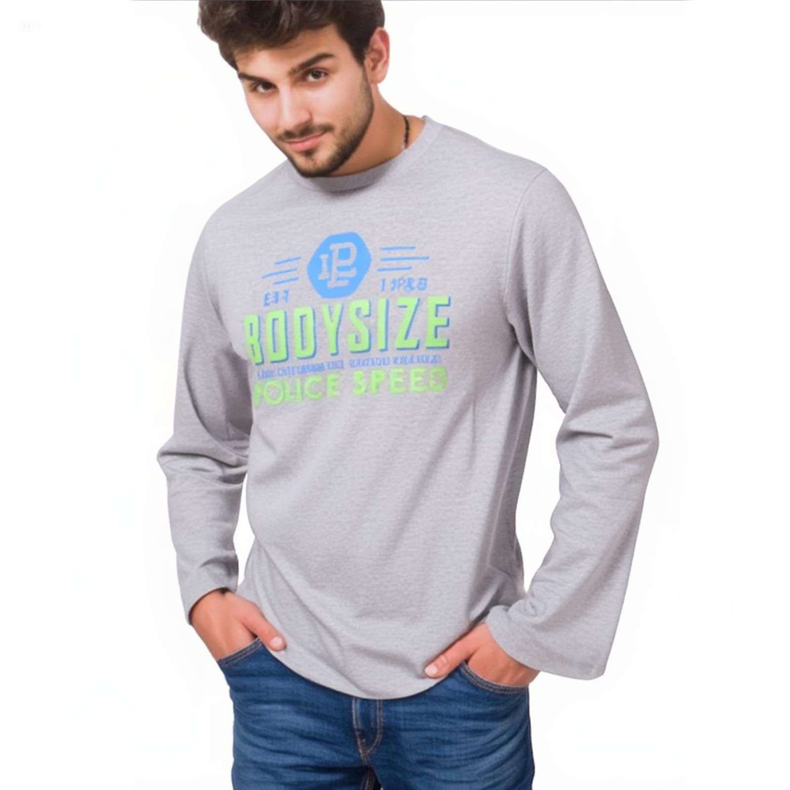Police Brand Men's T-Shirt | Extra Size_0