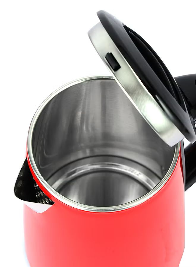 Olsenmark Stainless Steel Electric Kettle 2.2 L 1500 W OMK2147 Red/Black_2
