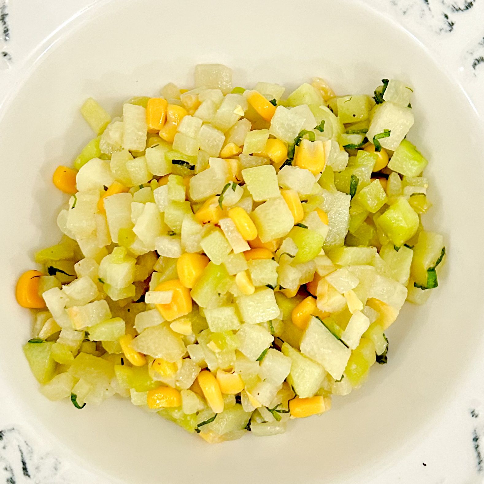 Picadillo chayote con maíz_0