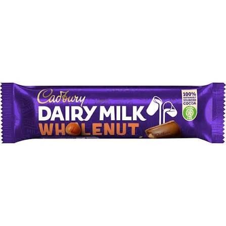 CADBURY DAIRY MILK WHOLE NUT 45G_0