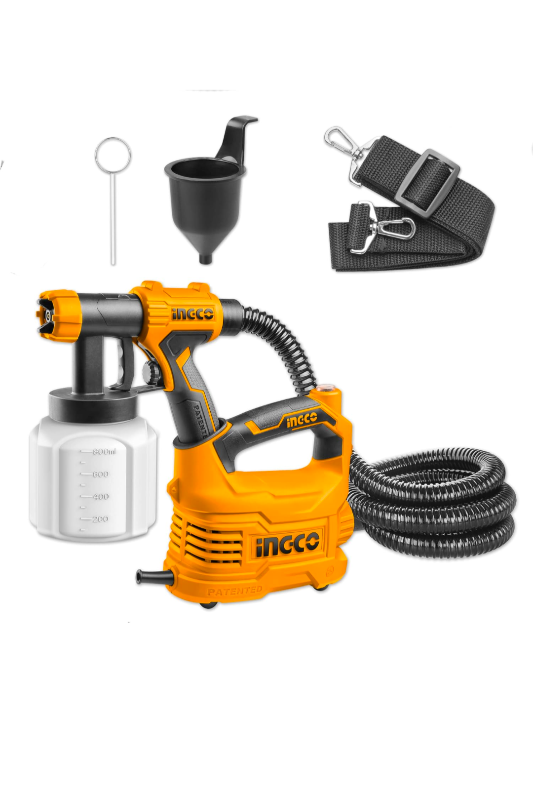 Ingco 550W Paint Sprayer (0.8L, Yellow) – Global Premium Edition by FlexTrade  _0