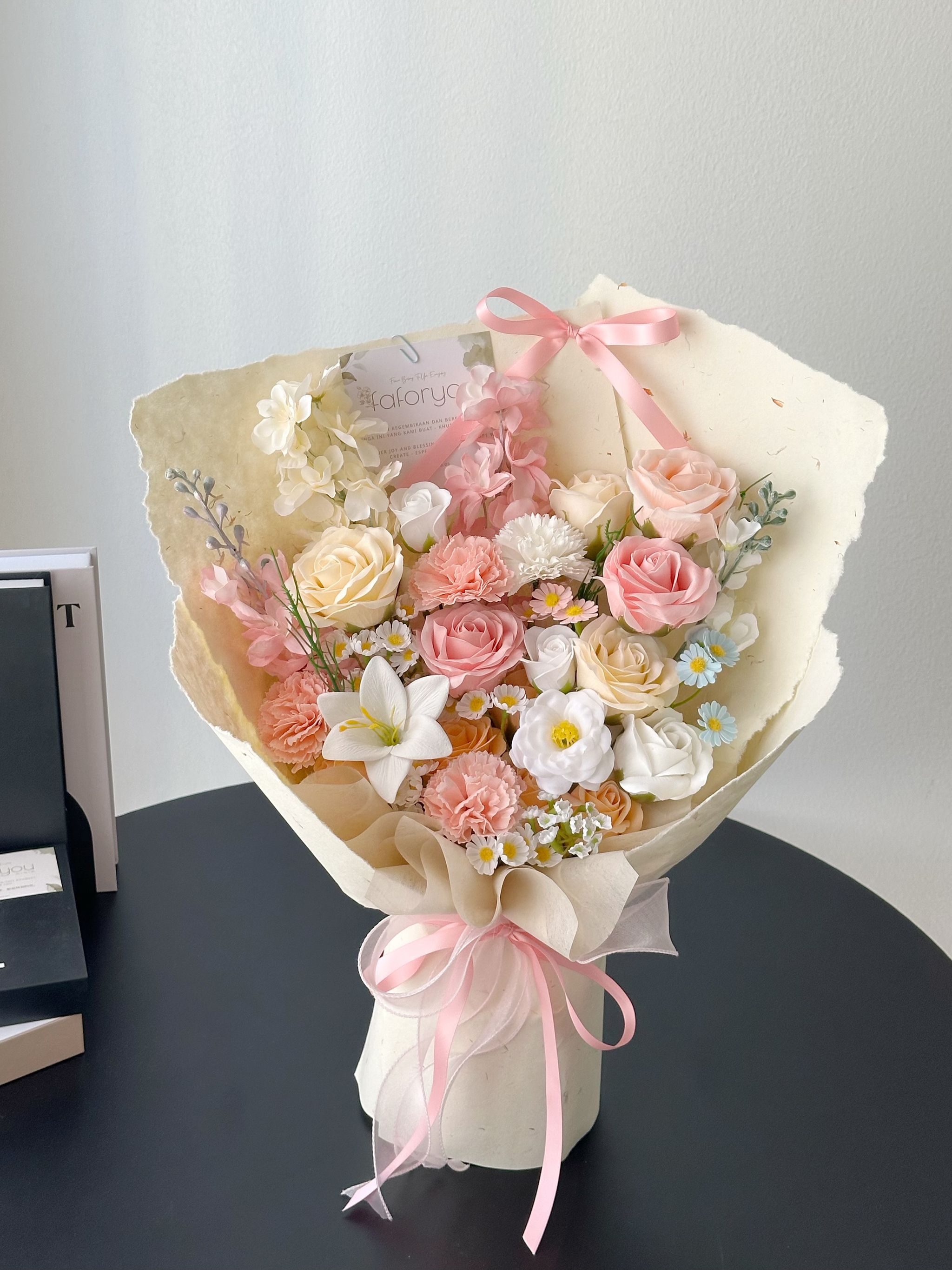 Soap Flower Mixed Bouquet ｜田园风混搭花束_0