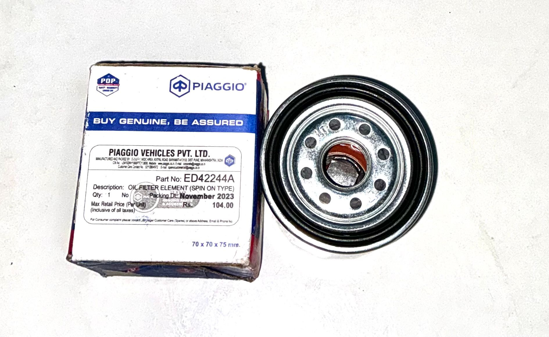 Oil Filter Element ED422244A_0