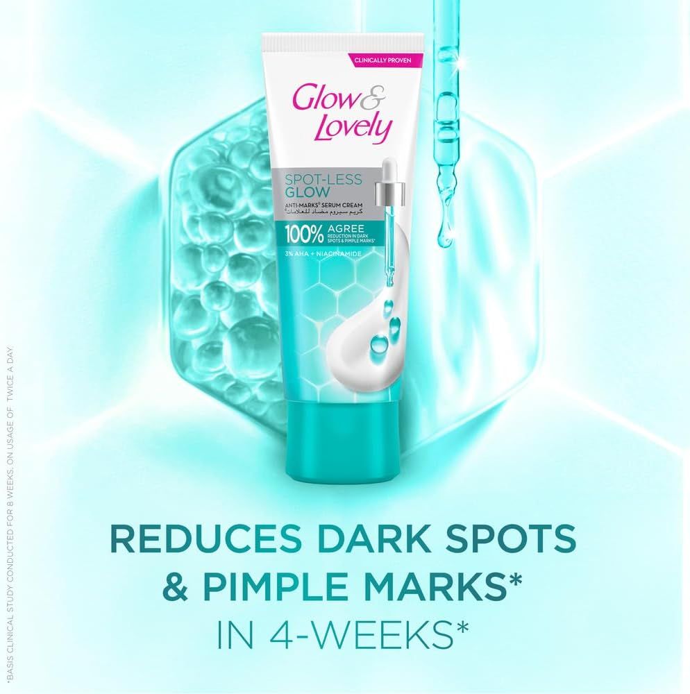 Glow & Lovely Formerly Fair & Lovely Face Cream With Vita Glow Anti Marks For Glowing Skin 100G, White_8
