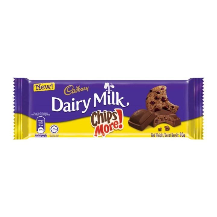 Cadbury Dairy Milk Chipsmore  6 X 12 X 90G (1 Carton)_0
