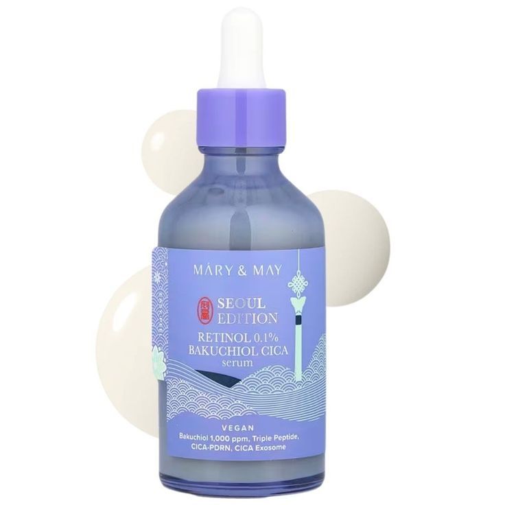Mary&May - Retinol 0.1% Bakuchiol Cica Serum Seoul Edition 80ml_0