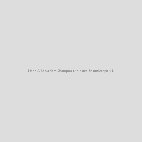 Head & Shoulders Shampoo triple acción anticaspa 1 L_0