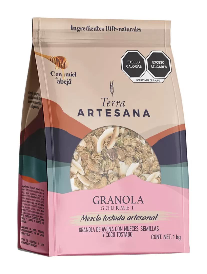Terra Artesana Granola gourmet mezcla tostada artesanal 1 kg_0