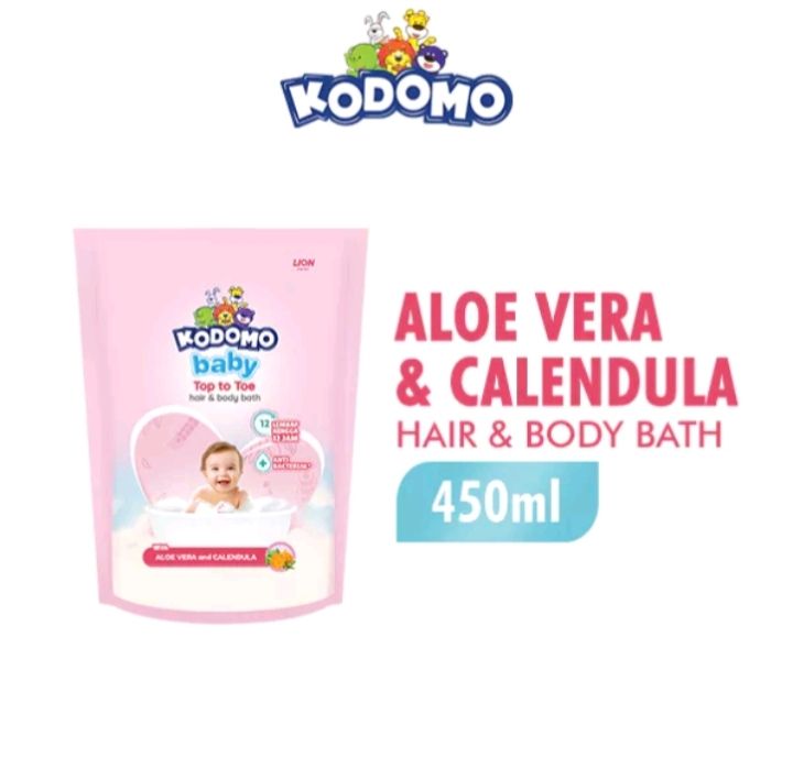 Kodomo Hair & Body Bath Refil 450ml_1
