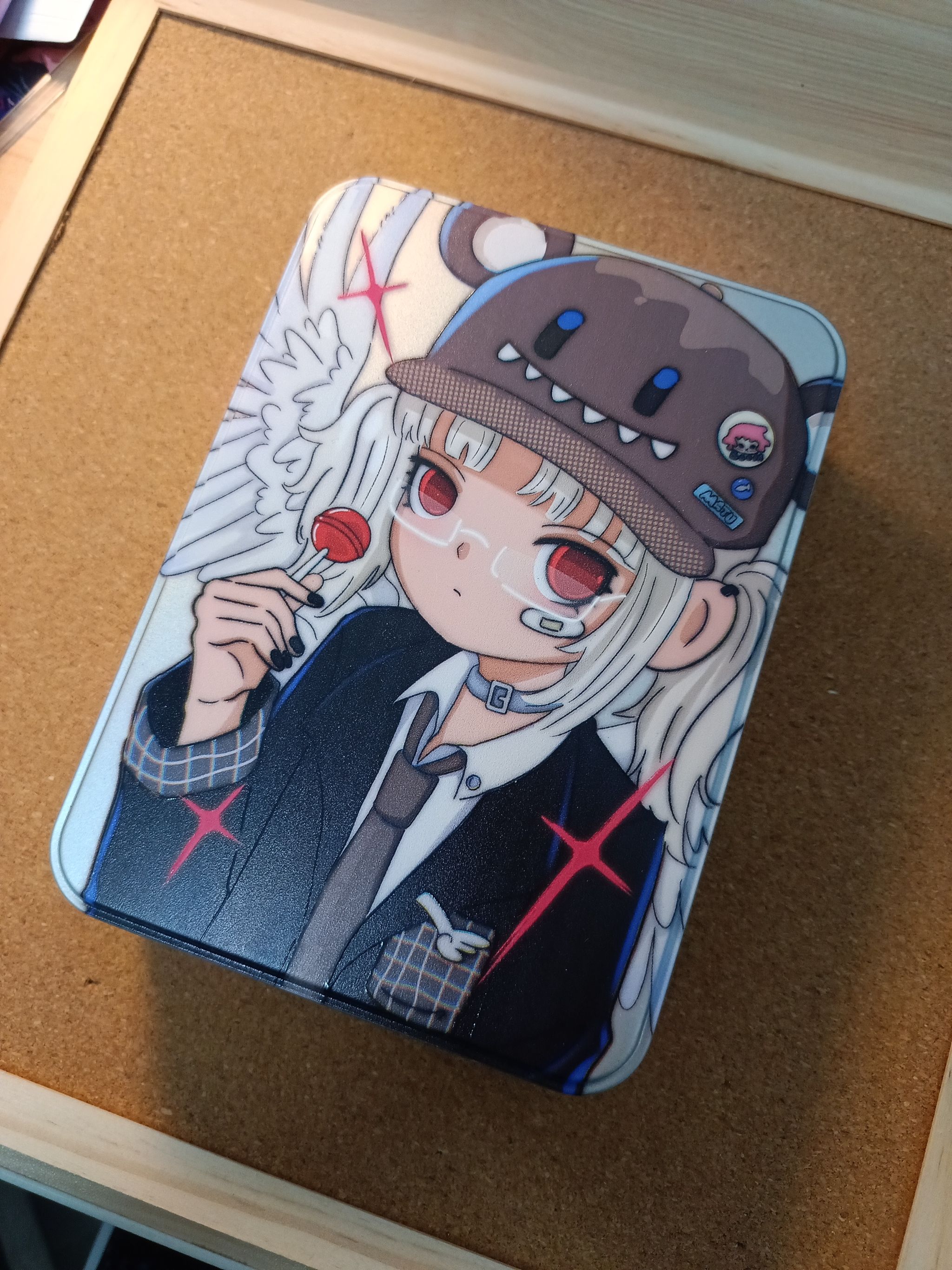 Kawaii Shojo Theme Tin Box Original Design - 卡哇伊少女主题原创收纳铁盒_2