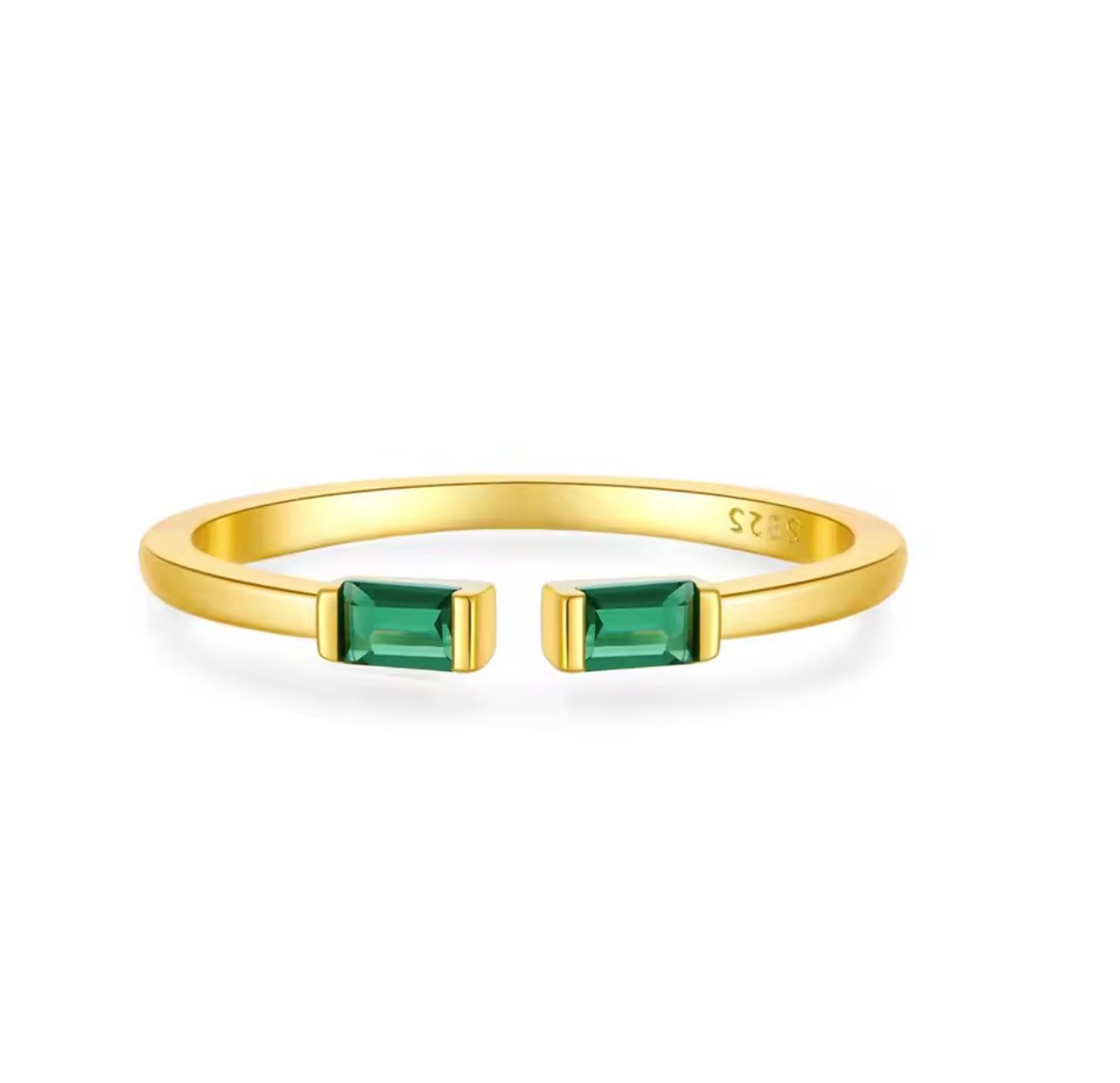 Thin emerald ring _0