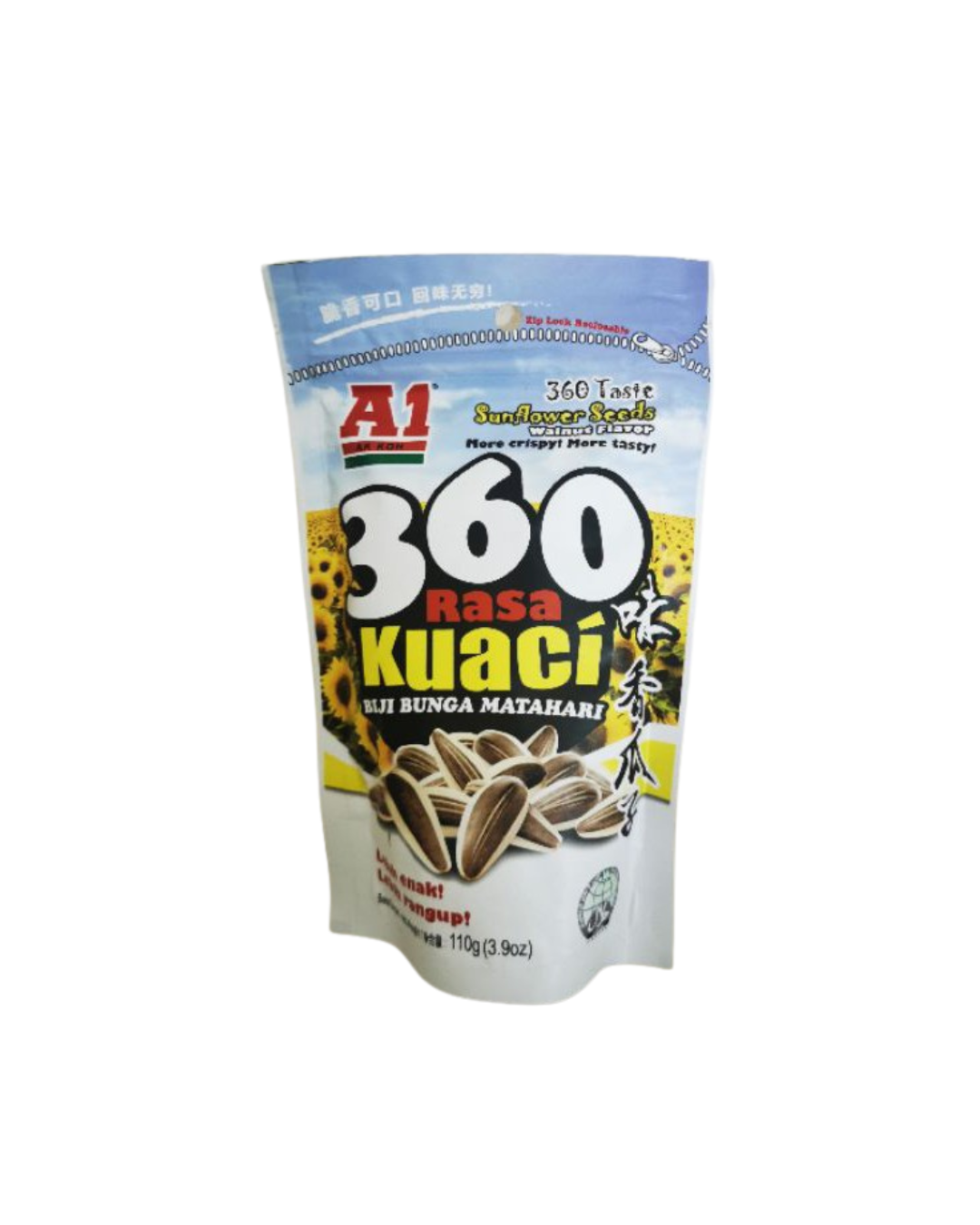 A1 Kuaci 360 Rasa Walnut 10 X 110G (1 Outer)_0