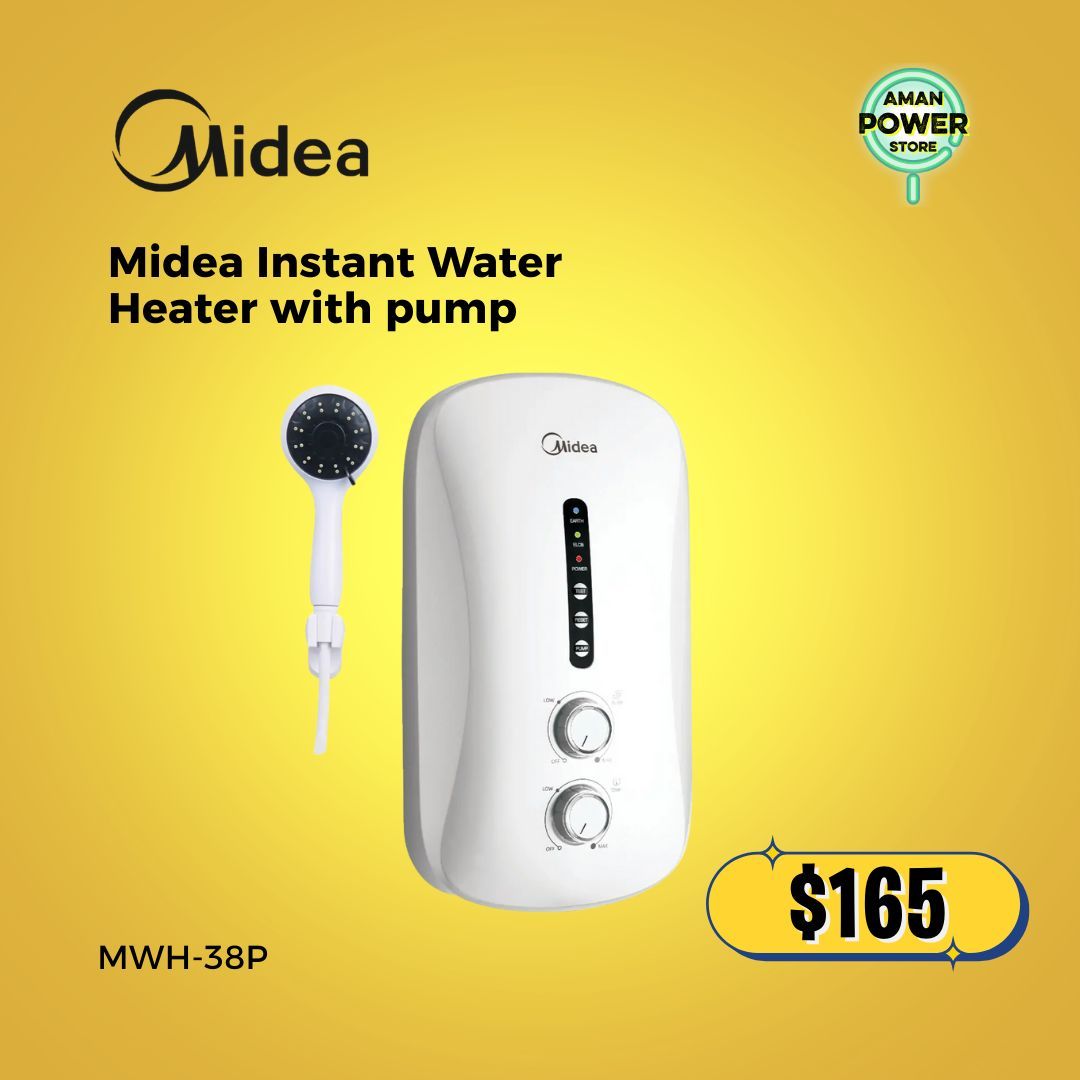 MIDEA INSTANT WATER HEATER WITH PUMP (MWH-38P)_0