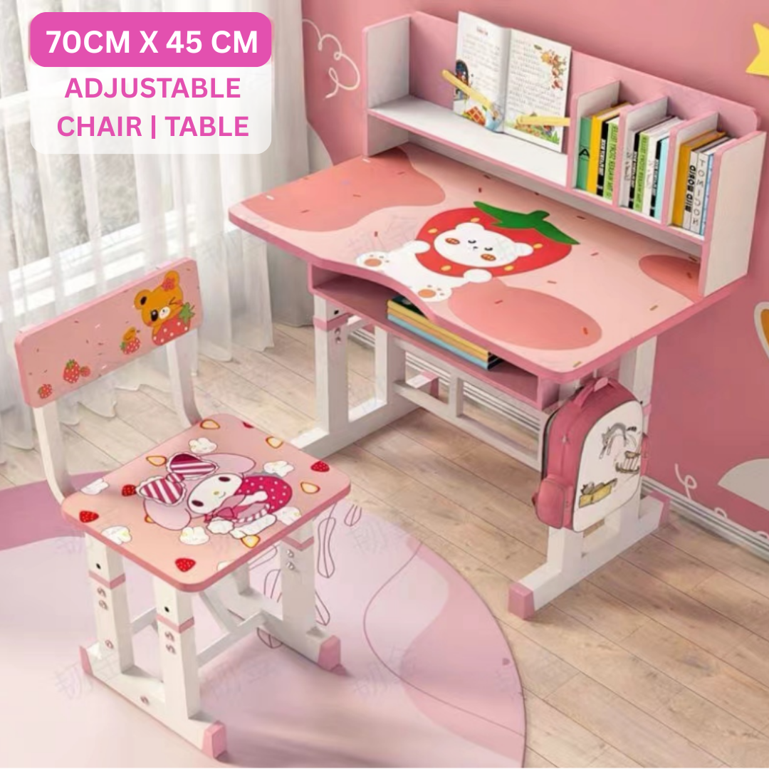 KID STUDY TABLE WITH CHAIR (MEJA BELAJAR)_5