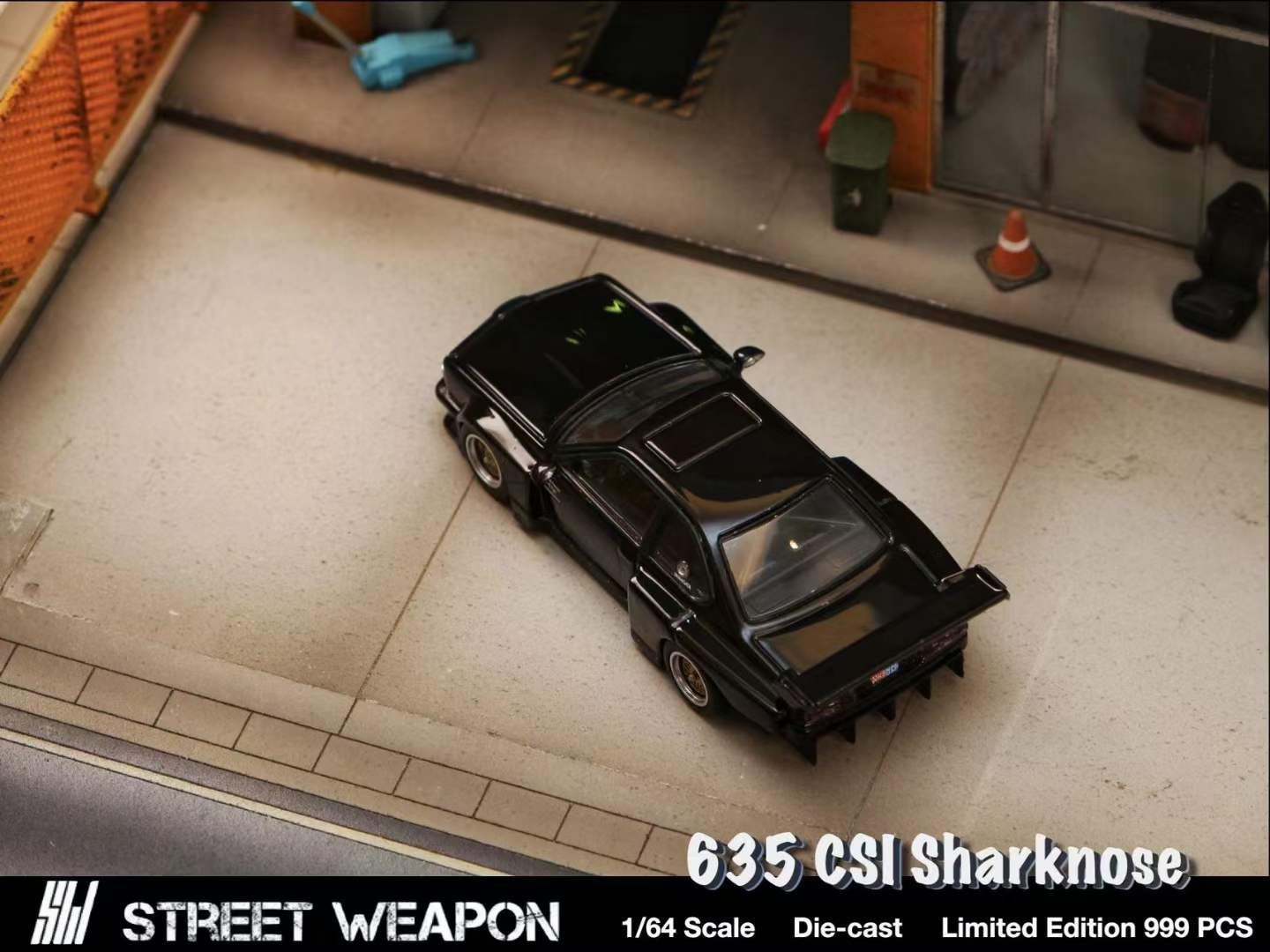 STREET WEAPON BMW 635Ci SHARKNOSE - BLACK_3