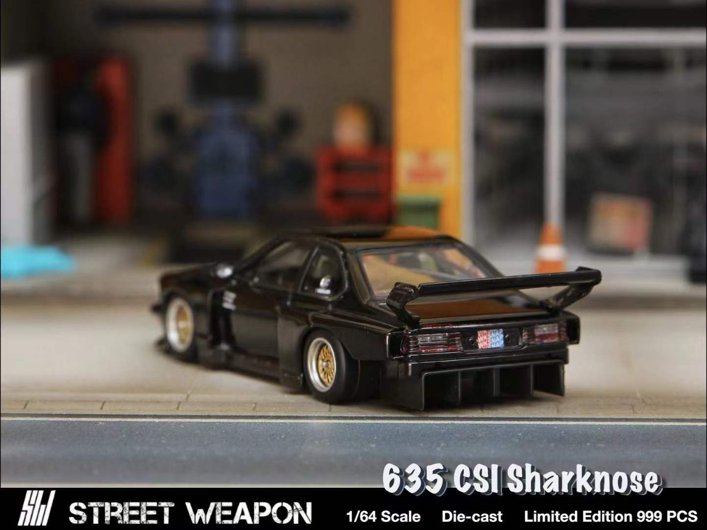 STREET WEAPON BMW 635Ci SHARKNOSE - BLACK_2