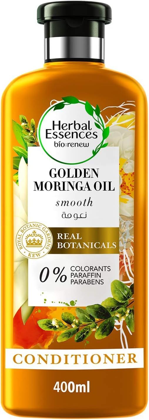 Herbal Essences Bio:Renew Natural Conditioner with Golden Moringa Oil for Hair Smoothness, 400 ml_1