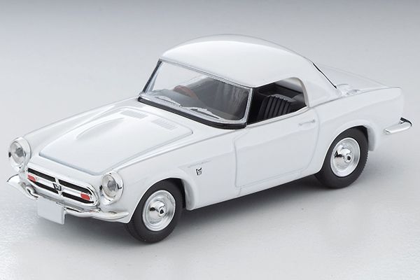 TLVN MODEL 1/64 HONDA S800 WITH SOFT/HARD TOP - WHITE_1